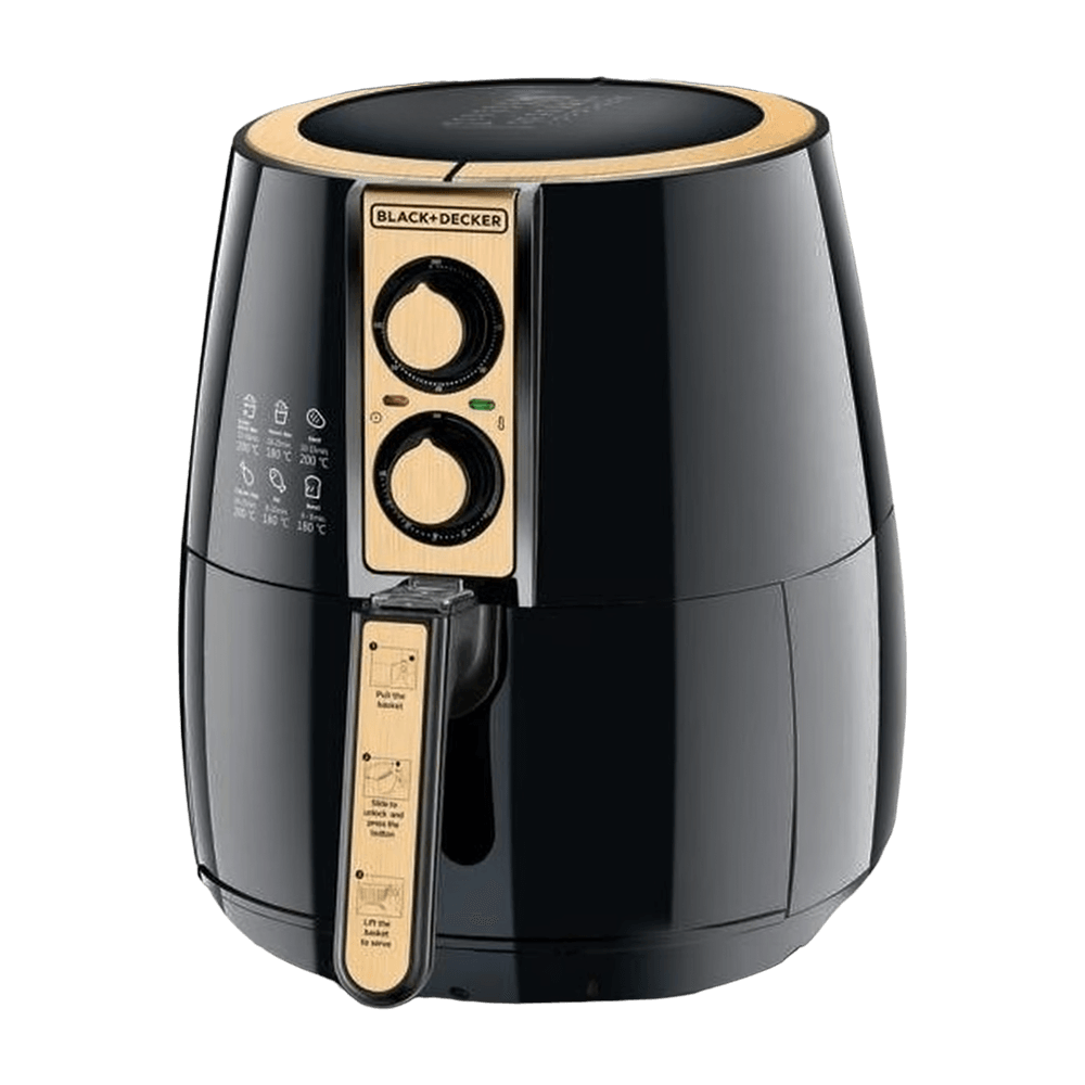 Black & Decker Manual Air Fryer - 4 L