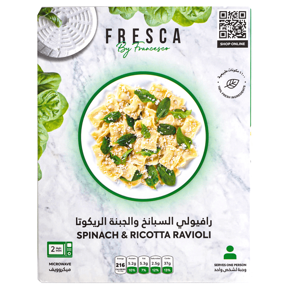 [KW030313] Fresca Ravioli Ricotta Spiniachi Pasta