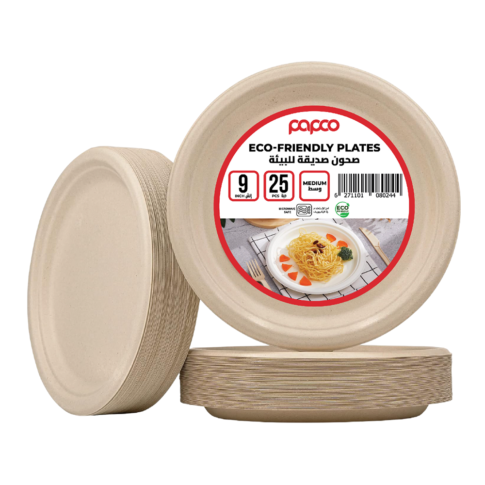 Papco Eco Friendly Paper Round Plates