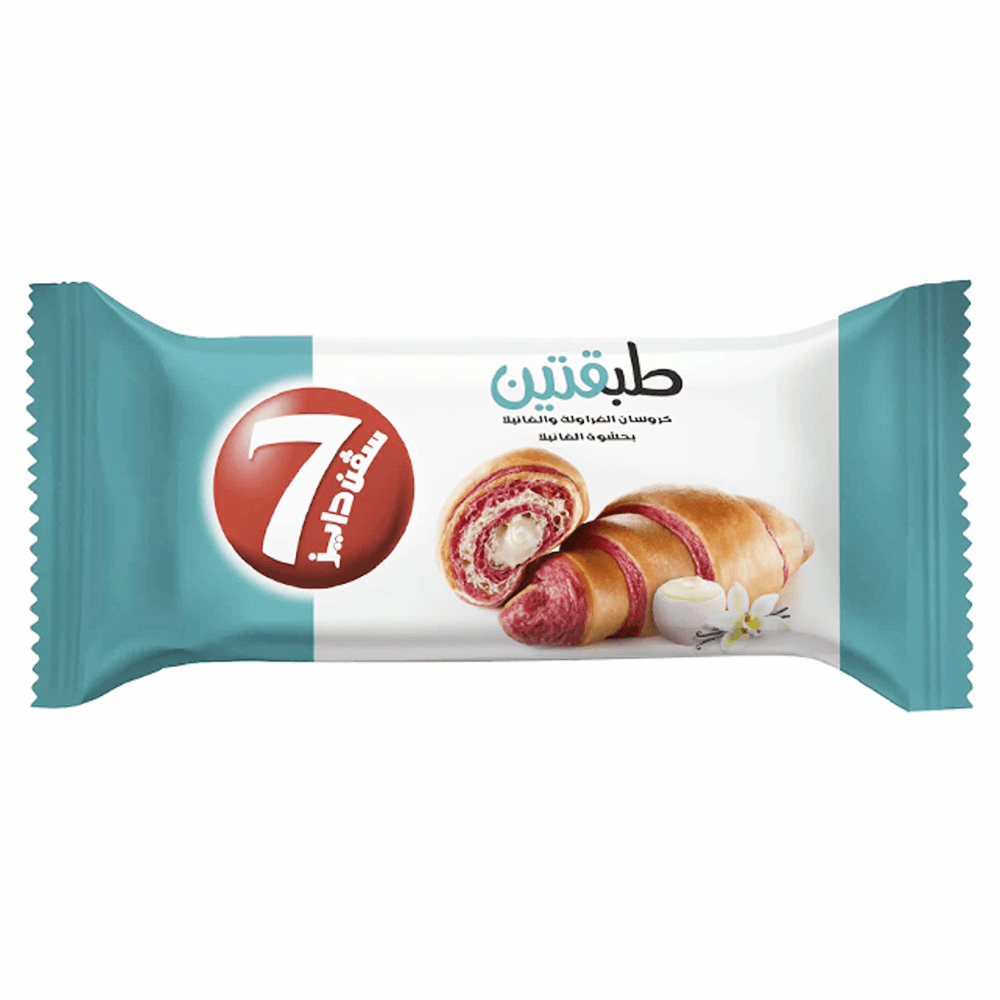 [KW038494] 7Days Double Strawberry & Vanilla Croissant