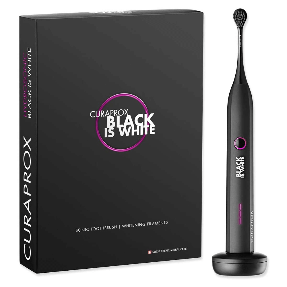 [KW036449] Curaprox Hydrosonic Black Is White Sonic Toothbrush