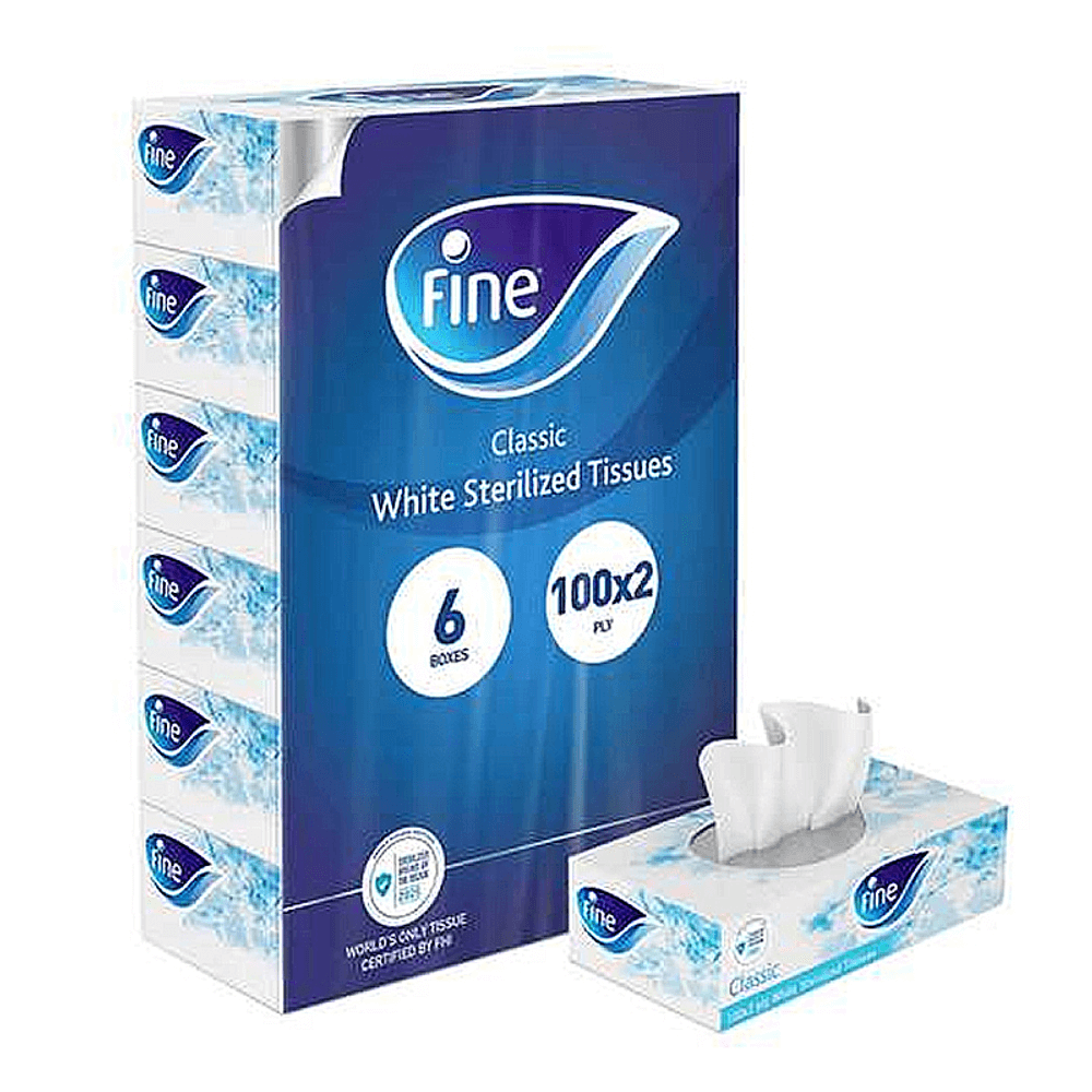 Fine Sterilized 2Ply Classic Facial Tissue