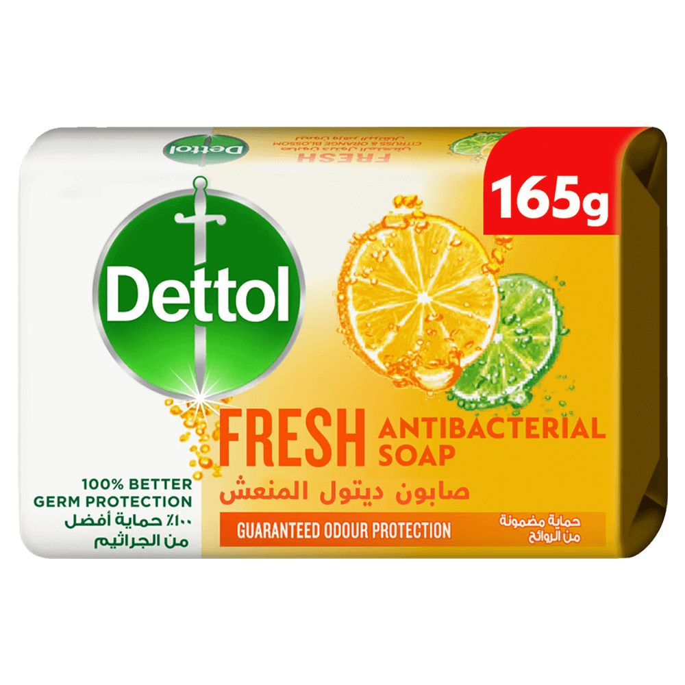 Dettol Fresh Antibacterial Soap With Citrus & Orange Blossom Scent