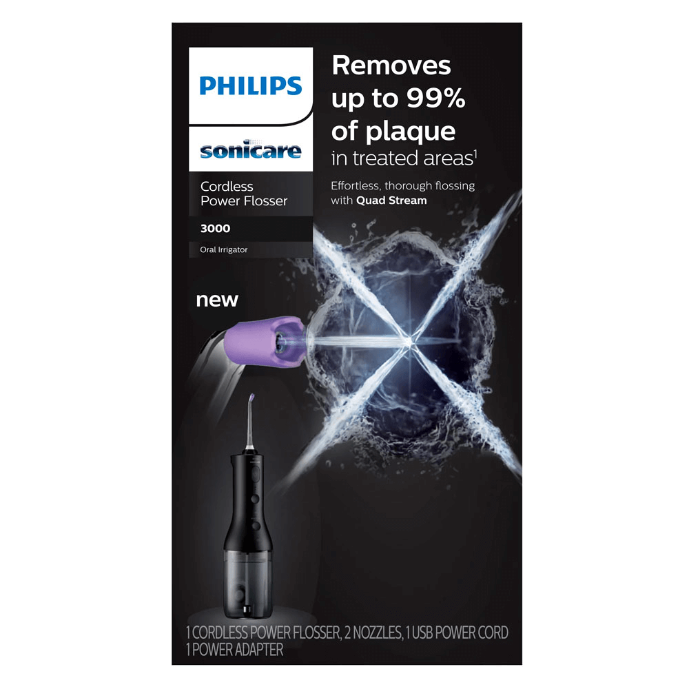 Philips Sonicare 3000 Cordless Water Flosser - High End