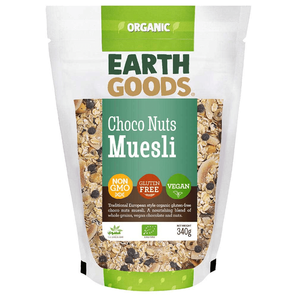Earth Goods Organic Gluten Free Choco Nuts Muesli
