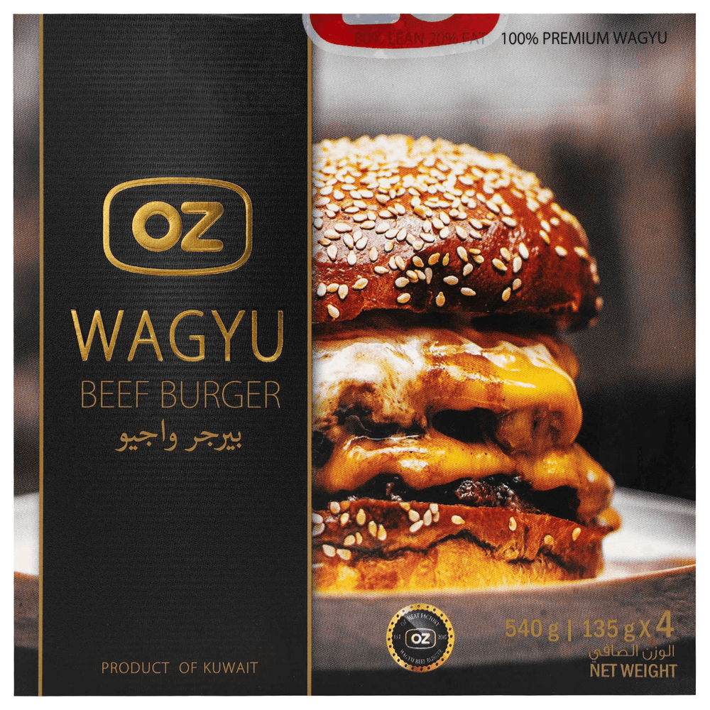 Oz Frozen Wagyu Beef Burger