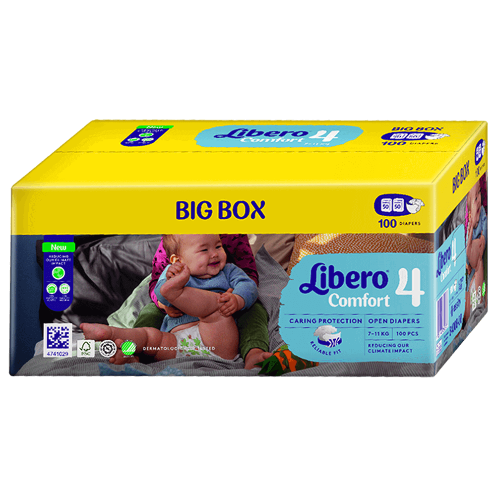 [KW063874] Libero Comfort Size 4 Diapers - (7-11 kg)