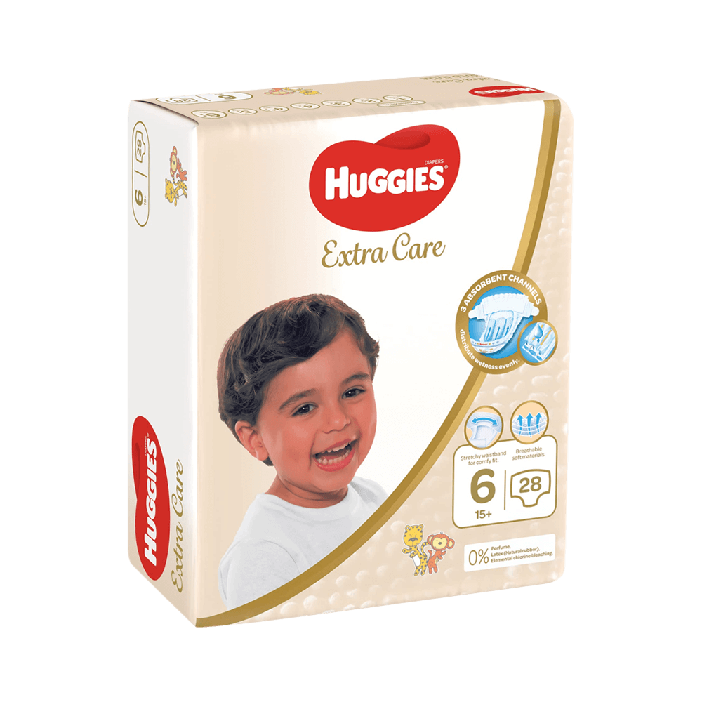 Huggies Size 6 Extra Care Diapers - (+15 kg)