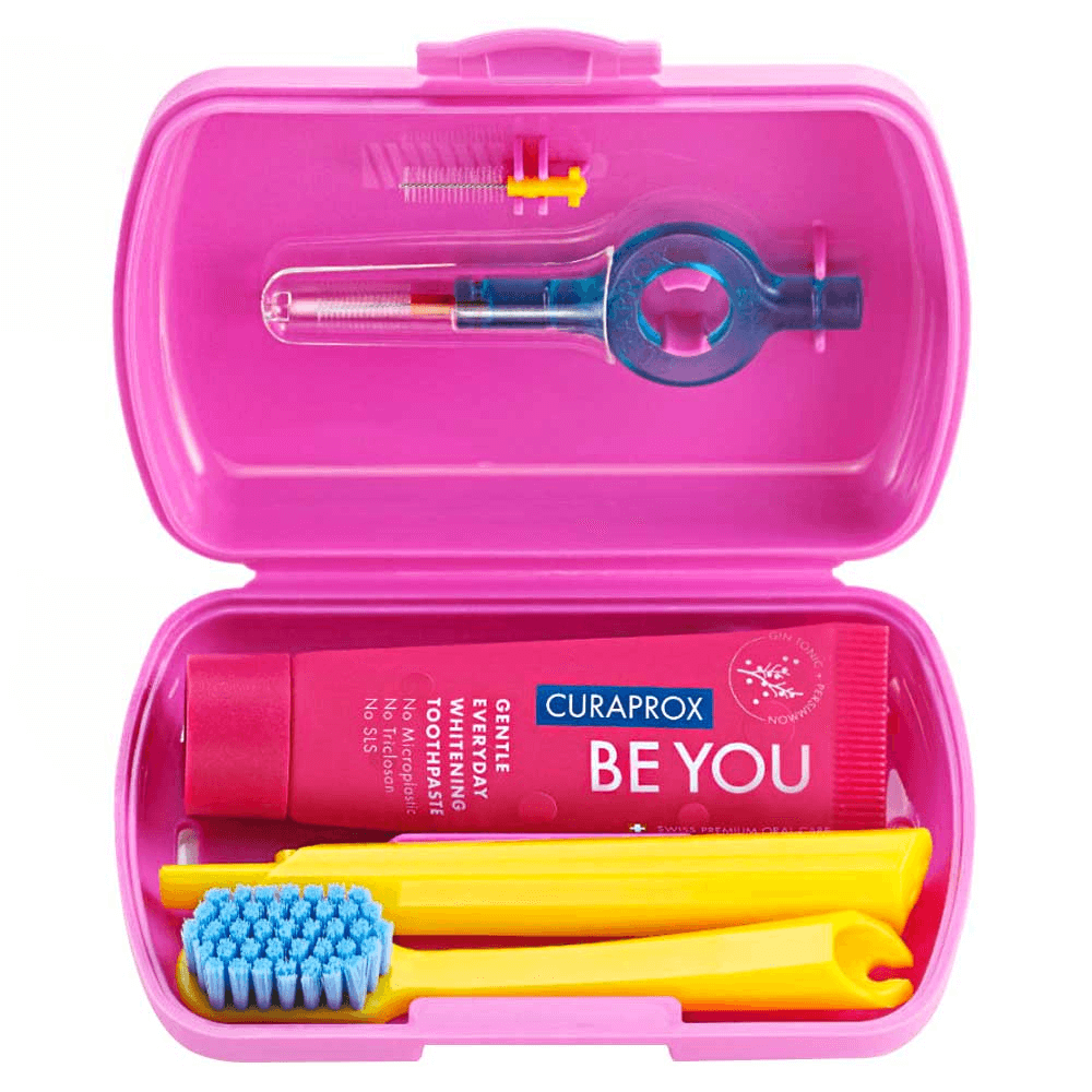 Curaprox Travel Oral Care Set - Pink