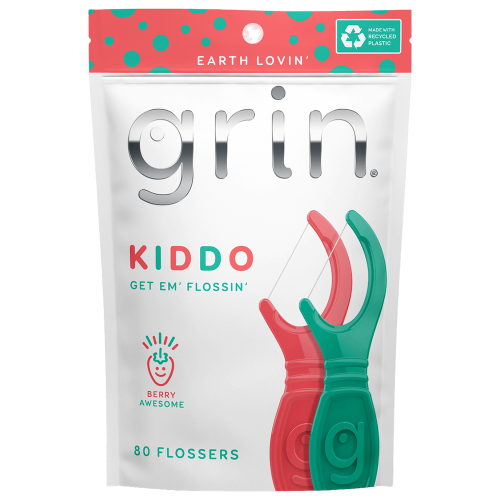 [KW067302] Grin Floss Pick - Kids