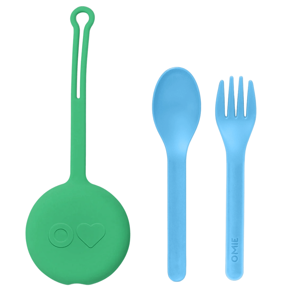 Omielife Fork & Spoon Holder - Mint Green