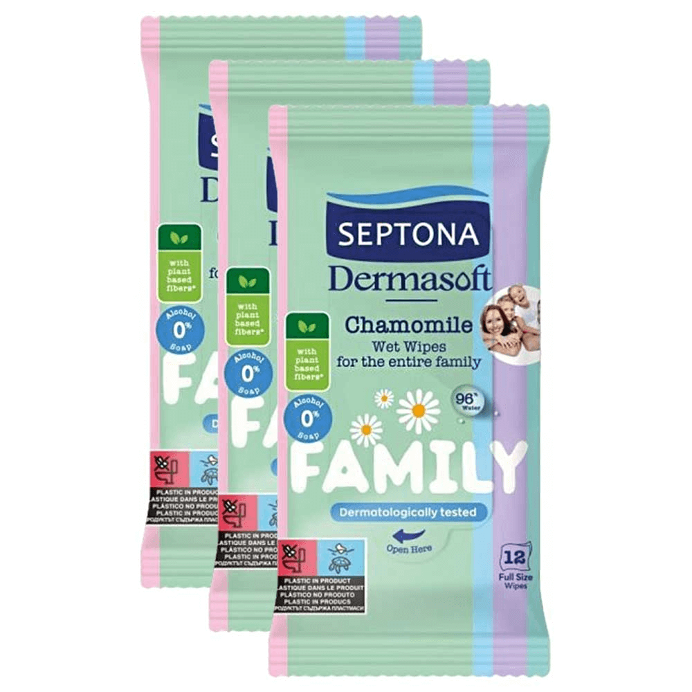 Septona Dermasoft Chamomile Wet Wipes