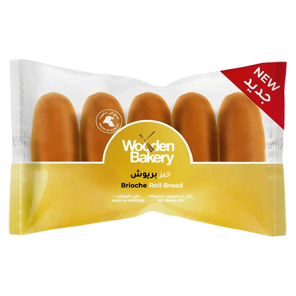 [KW067467] Wooden Bakery Milk Roll Bread Brioche