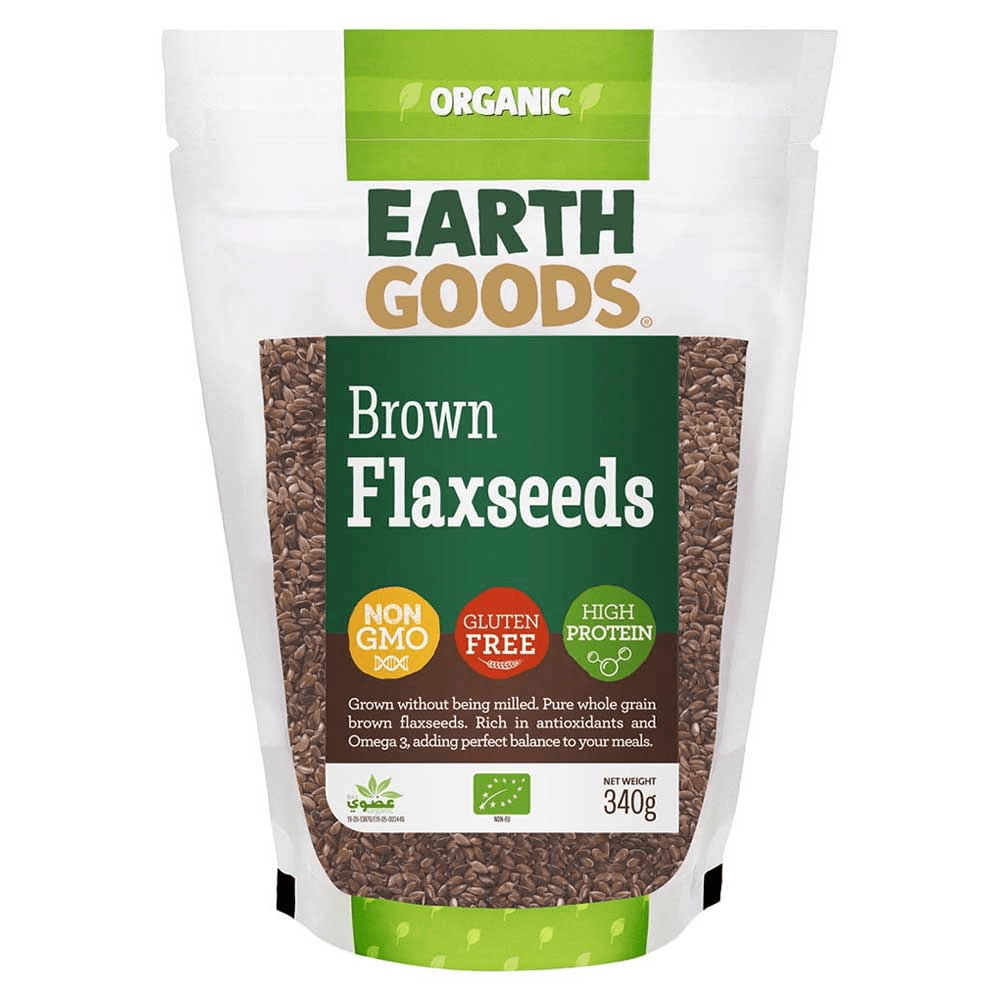 [KW059241] Earth Goods Organic Brown Flaxseeds