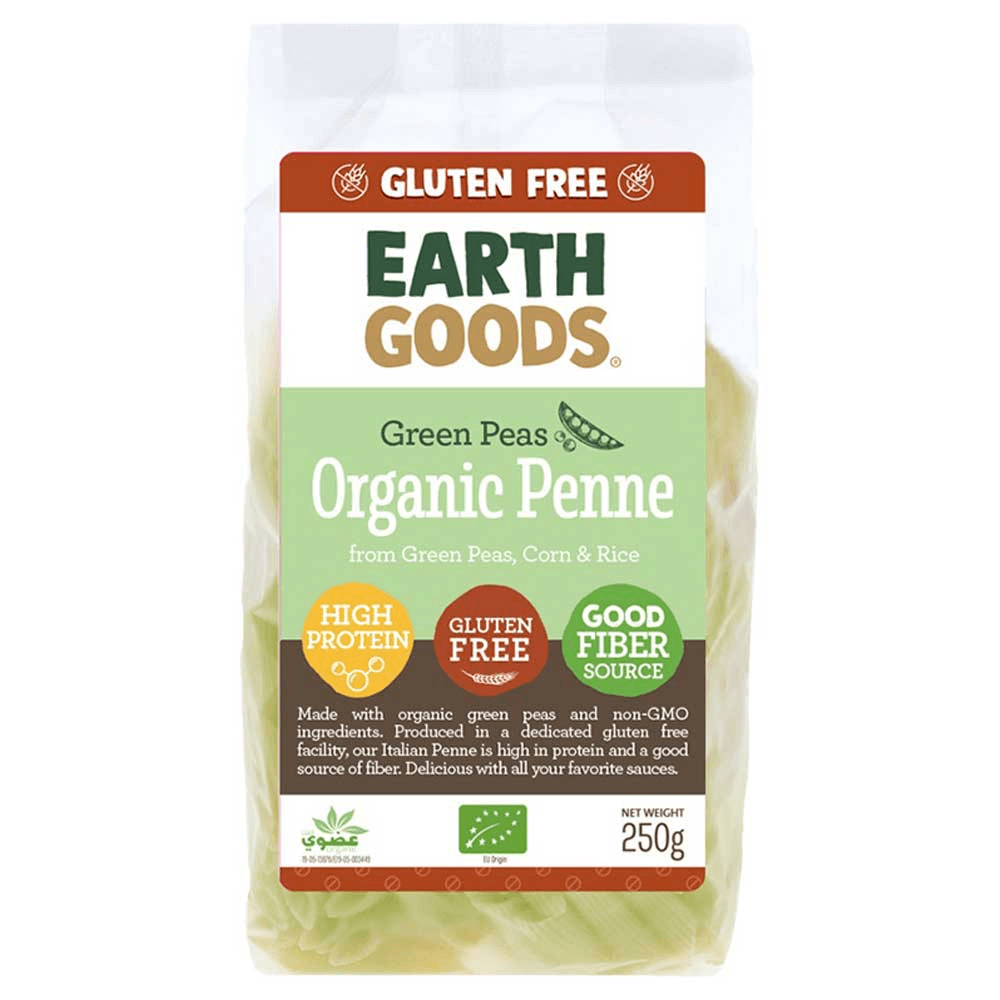 [KW059274] Earth Goods Organic Green Peas Penne Pasta