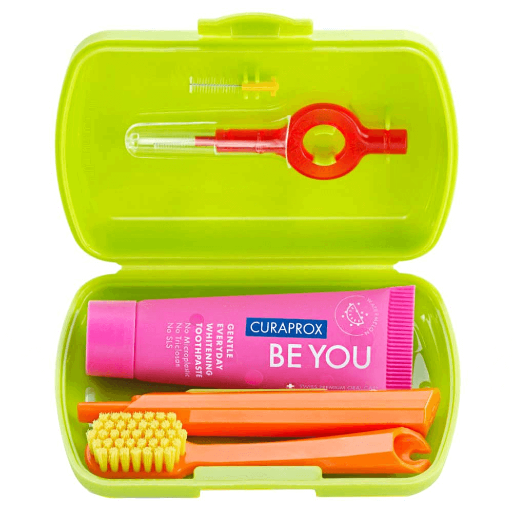 Curaprox Travel Oral Care Set - Green