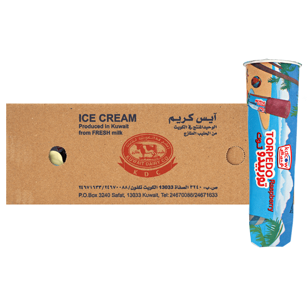 Kdcow Torpedo Raspberry Ice Cream
