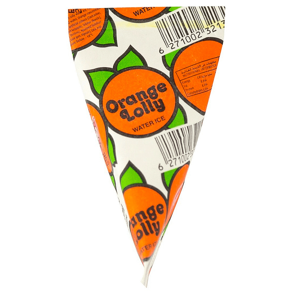 KDD Lolly Orange Ice Cream