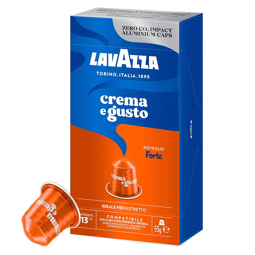 [KW058732] Lavazza Cream E'Gusto Forte Aluminium Coffee Caps