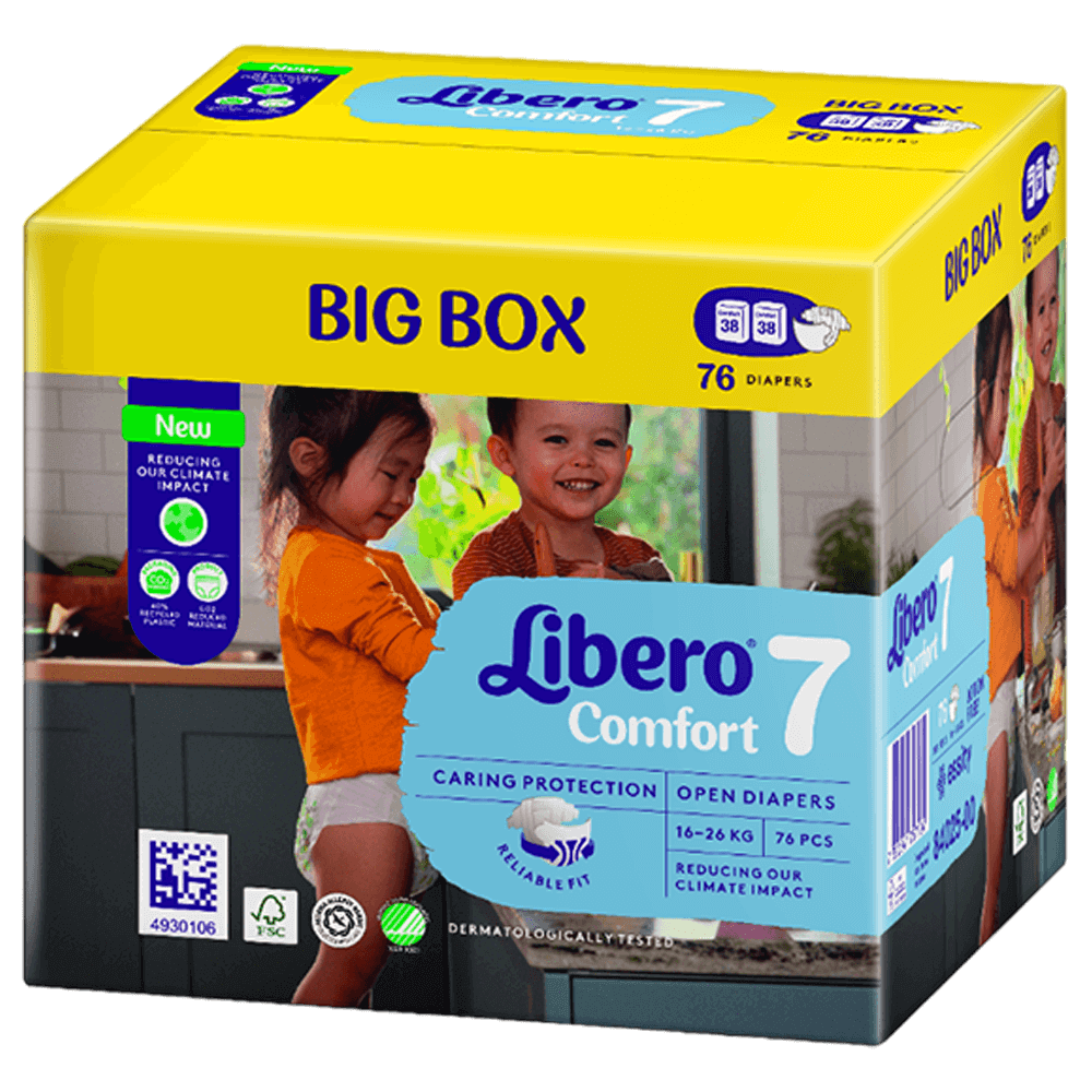 Libero Comfort Size 7 Diapers - (16-26 kg)