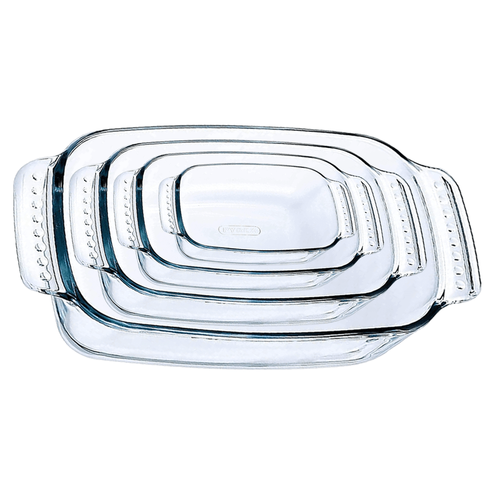 [KW063320] Pyrex Rectangular Roasters Set