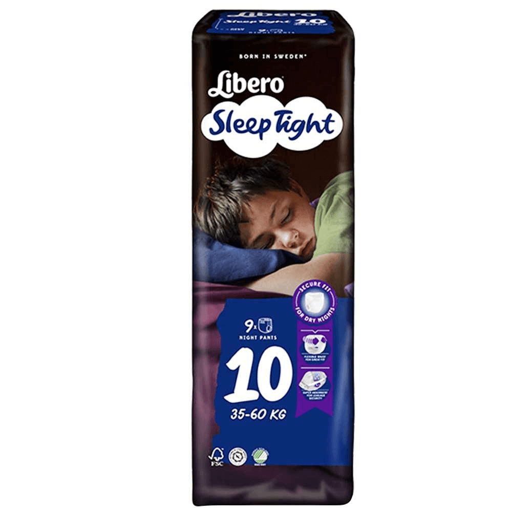 Libero Sleep Tight Night Pants - Size 10 (35-60 kg)