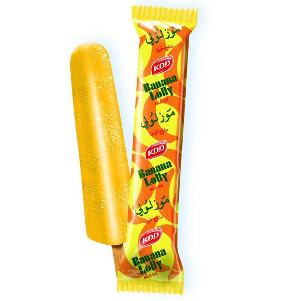 KDD Lolly Banana Ice Cream