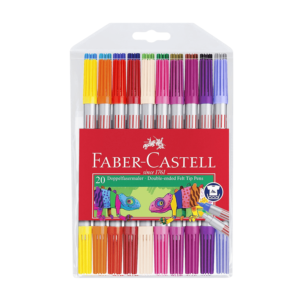 Faber Castell Double Tip Fiber Pens