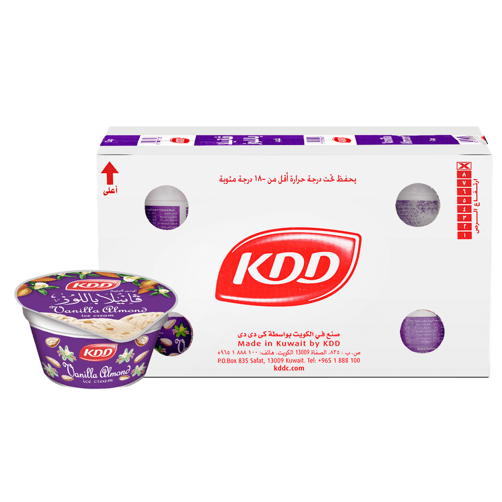 KDD Almond Vanilla Ice Cream