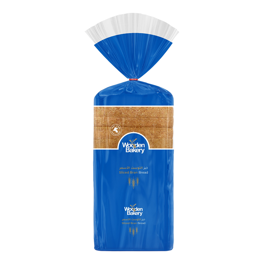 Wooden Bakery Sliced Bran Bread