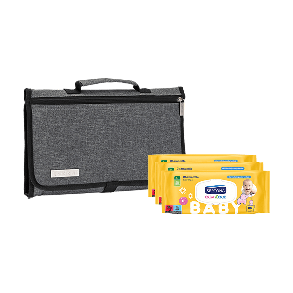 Baby Wipes Chamomile Baby Wipes 80 Wipes+Twistshake Changing Pad  3+1Free