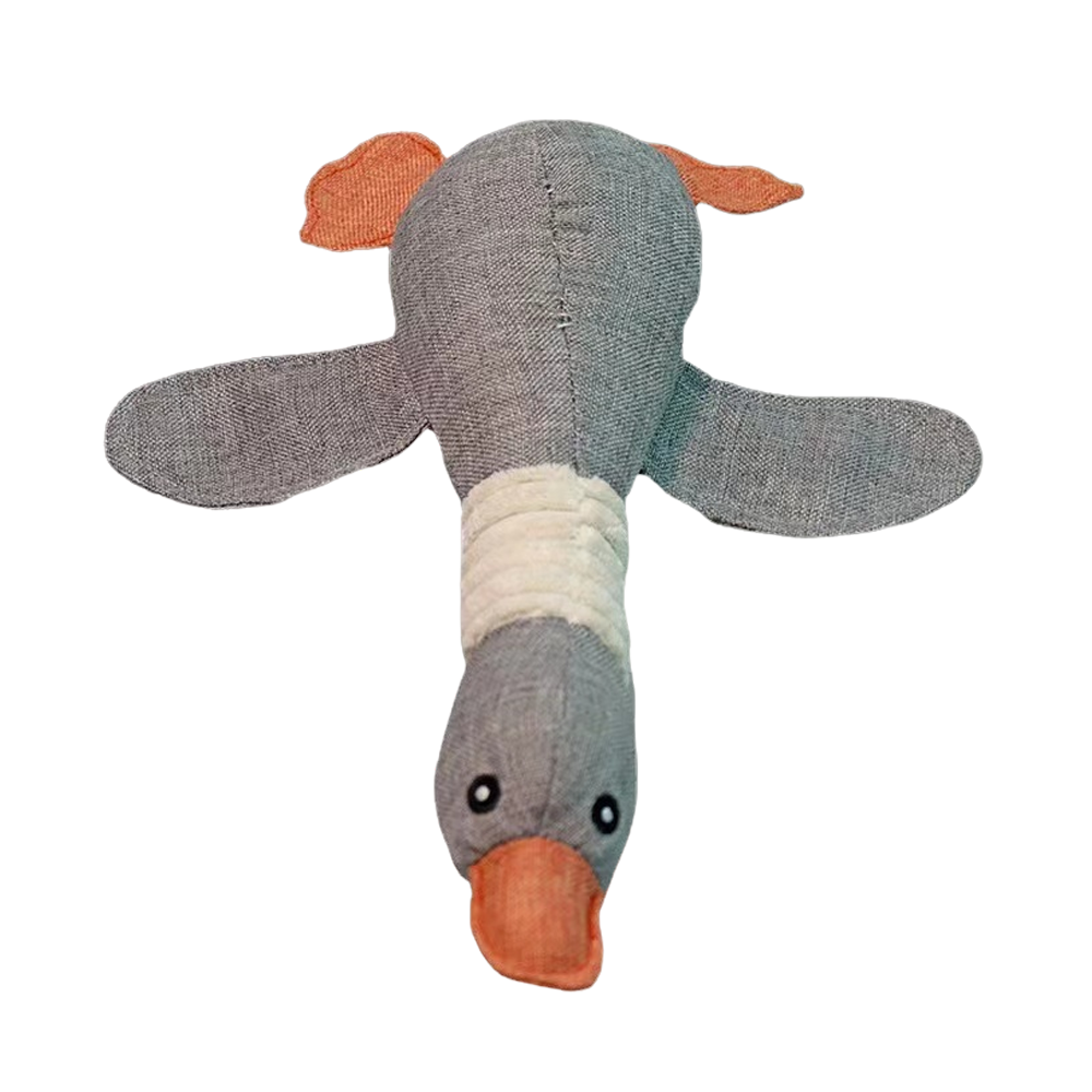 Denim Sackcloth Goose Toy