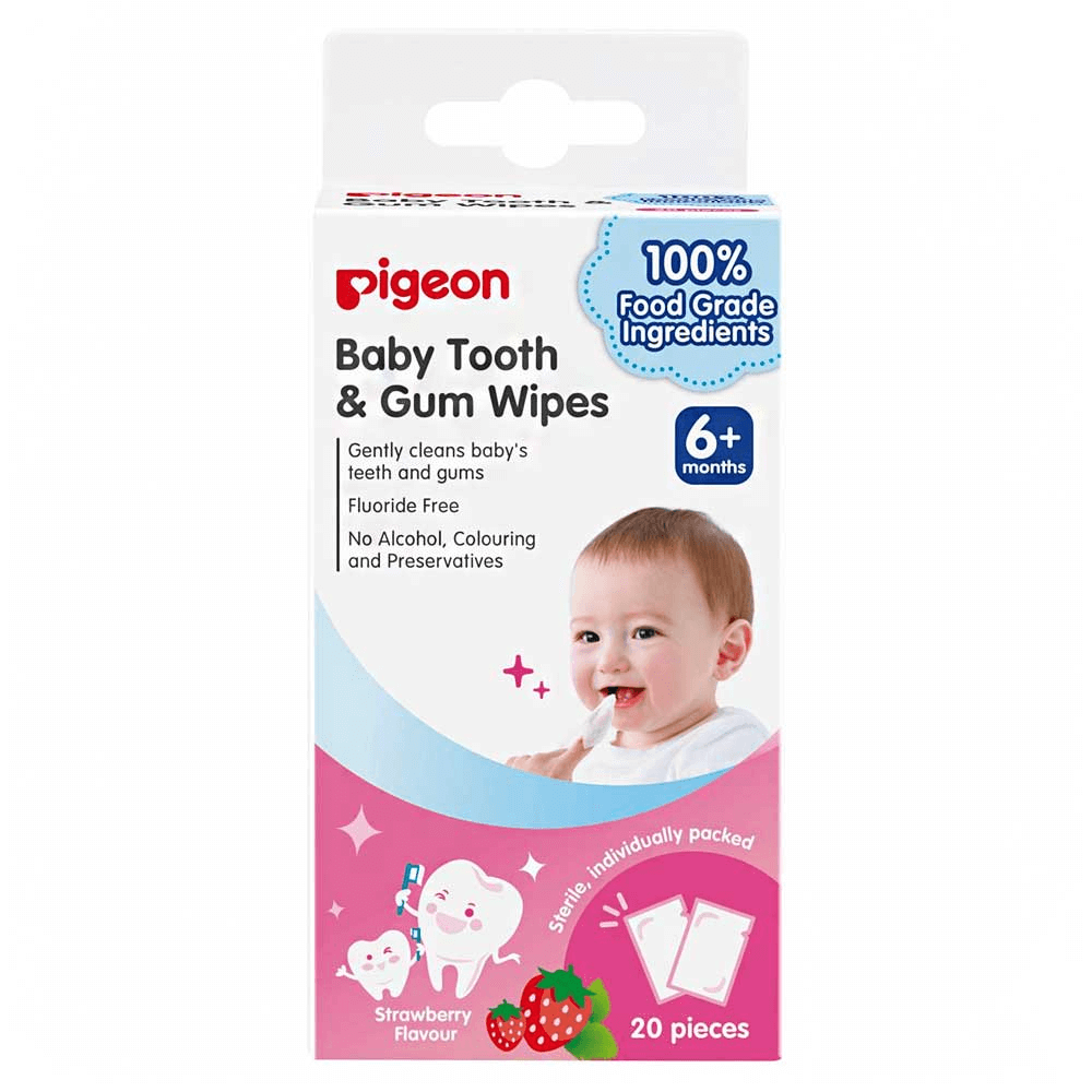 Pigeon Strawberry Baby Tooth & Gum Wipes
