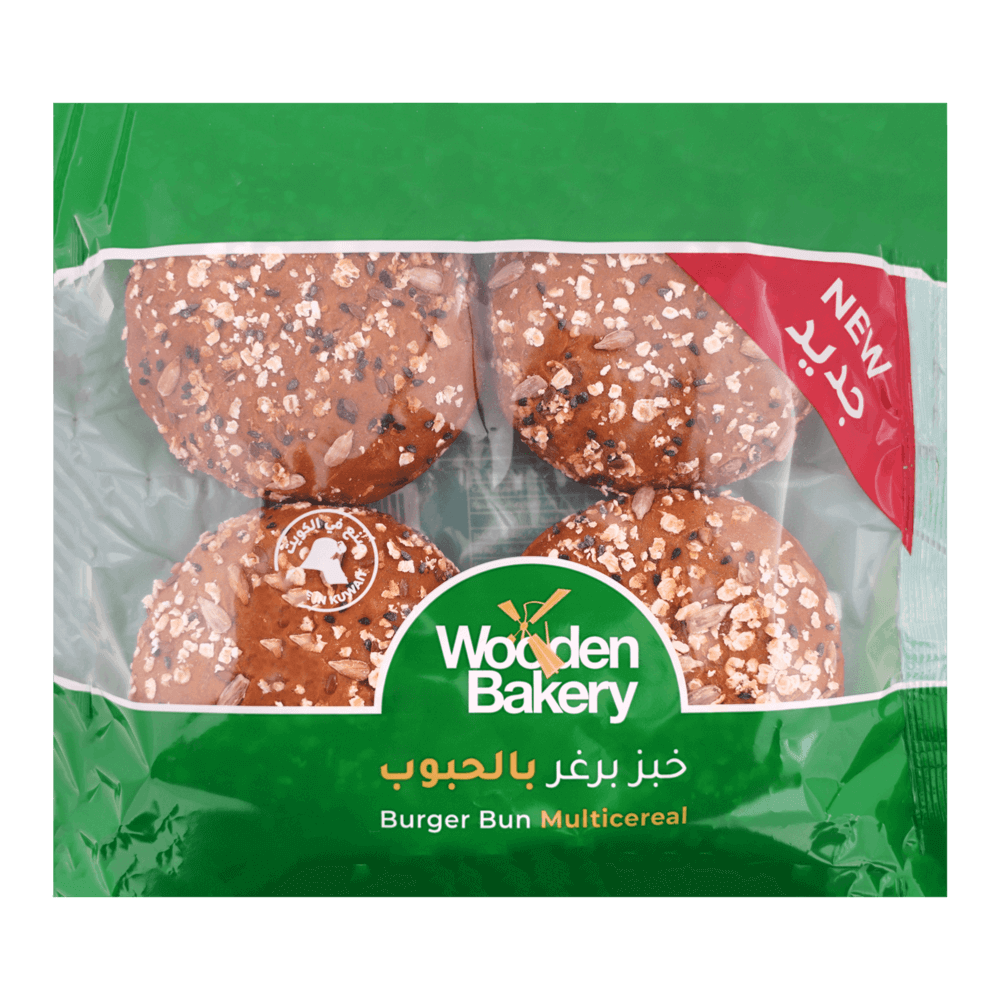 Wooden Bakery Multicereal Burger Bun