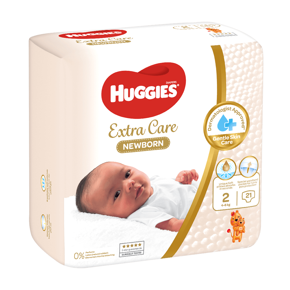 Huggies New Born Diapers Size 2