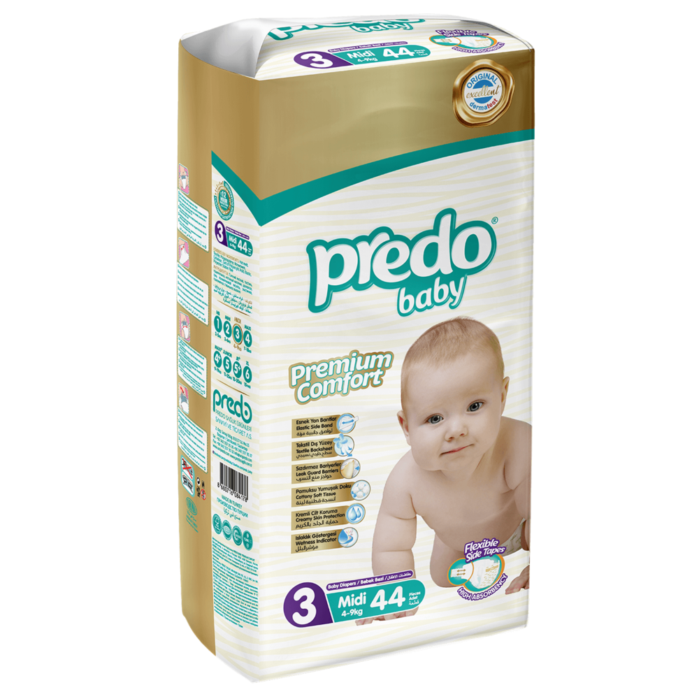 Predo Size 3 Baby Diapers (4-9 kg)