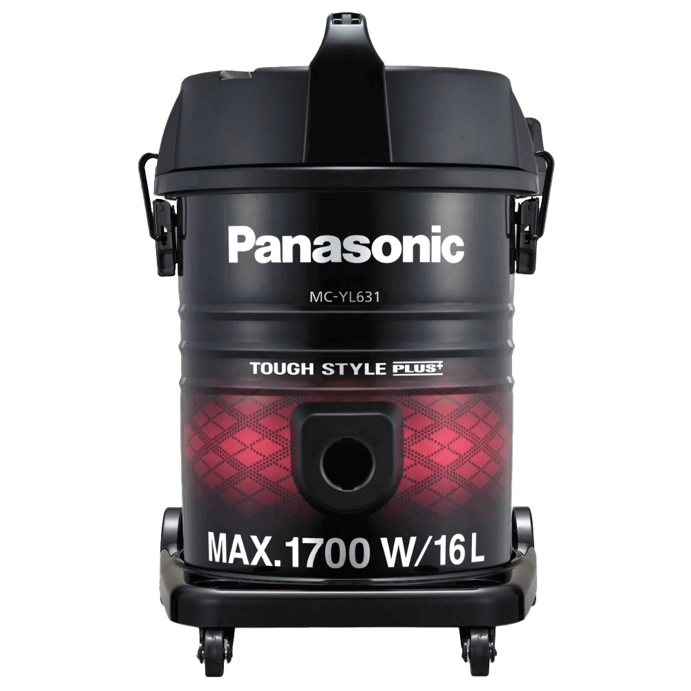 [KW065357] Panasonic Drum Bagless Vacuum Cleaner - Black