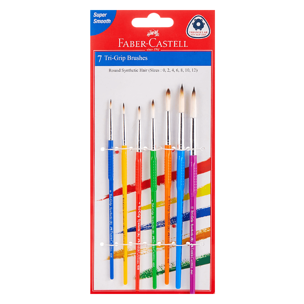 [KW068494] Faber Castell Tri Grip Round Brushes
