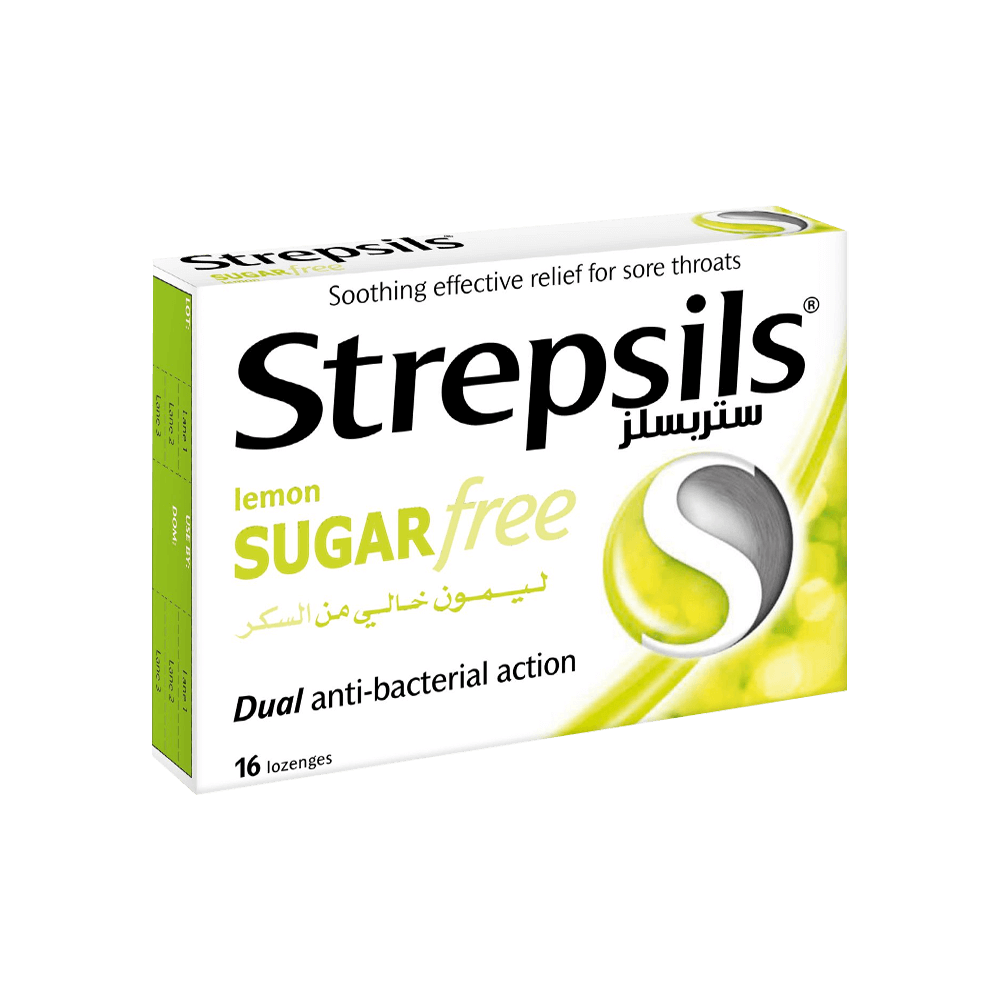 Strepsils Lemon & Honey Sugar Free 16 Lozenges