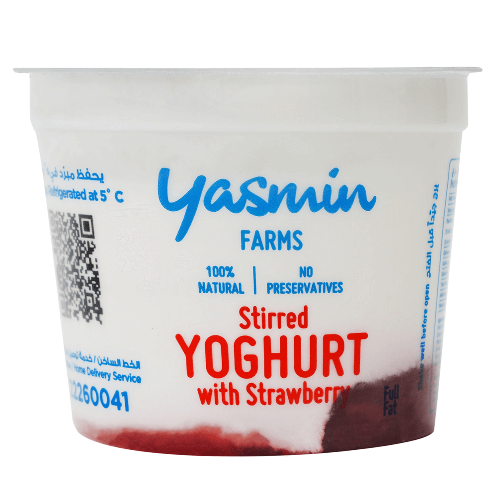 [KW047585] Yasmin Farms Strawberry Stirred Yoghurt