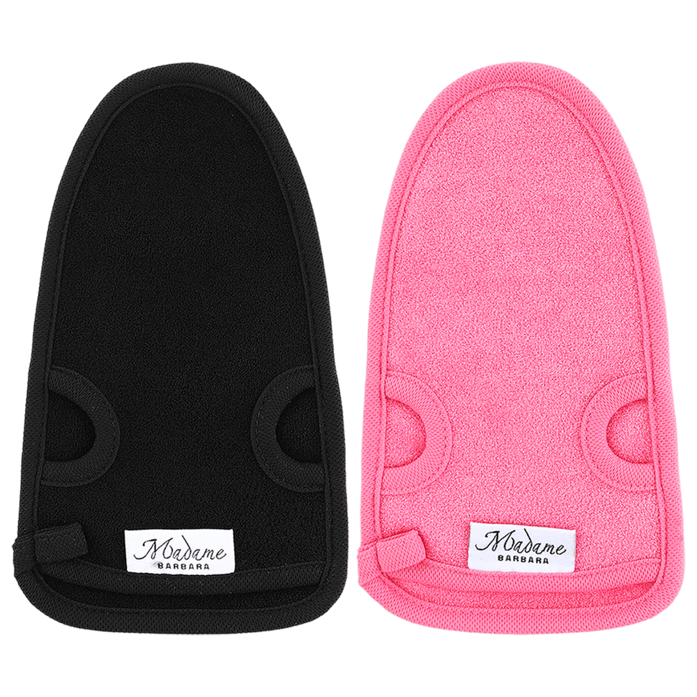 Madame Barbara Super Exfoliating Bath Gloves