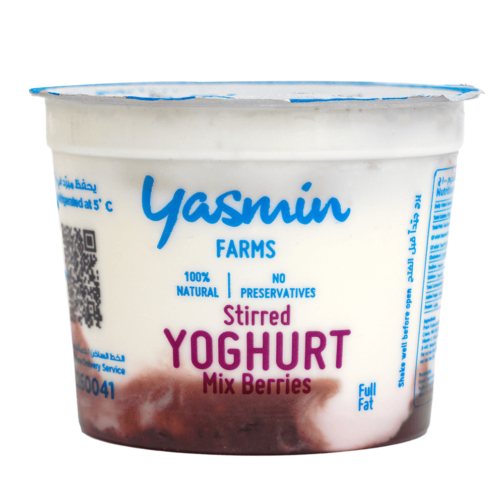 Yasmin Farms Mix Berries Stirred Yoghurt