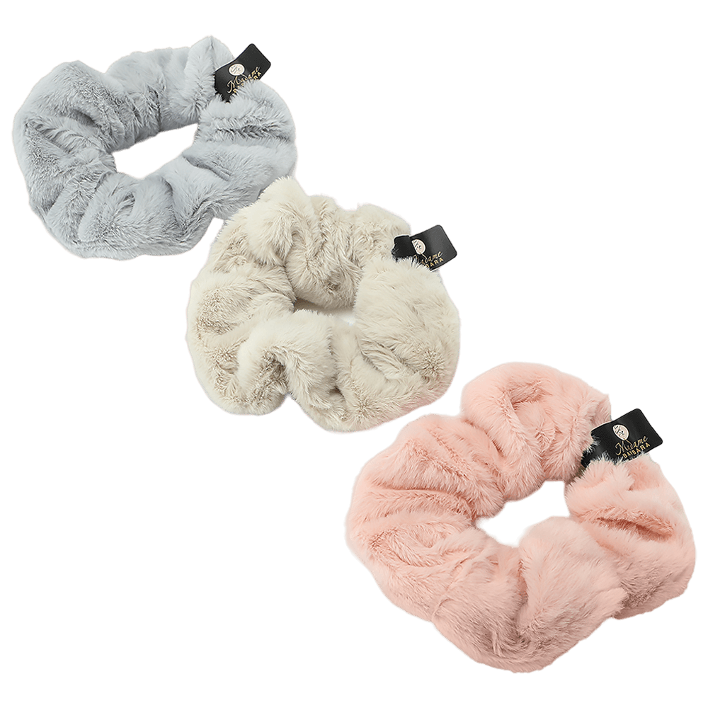 [KW067632] Madame Barbara Super Soft Luxury Scrunchies Set