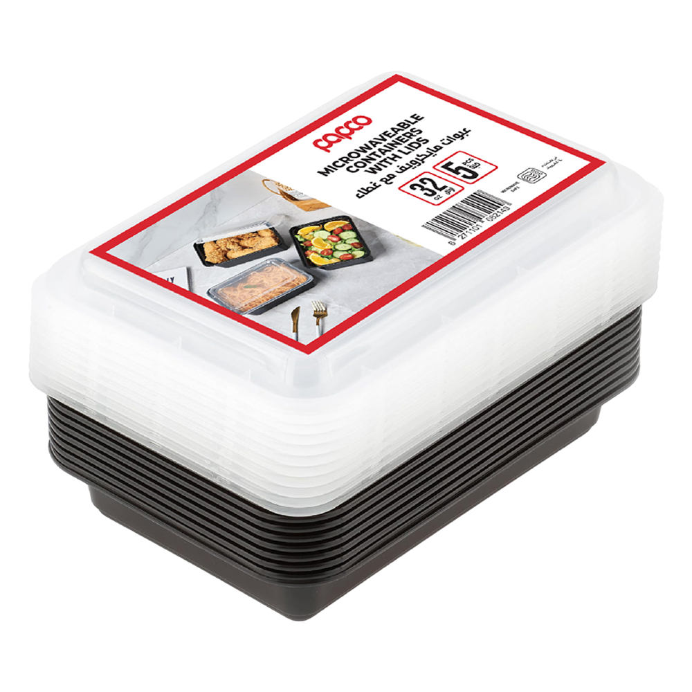 Papco Microwavable Rectangular Container