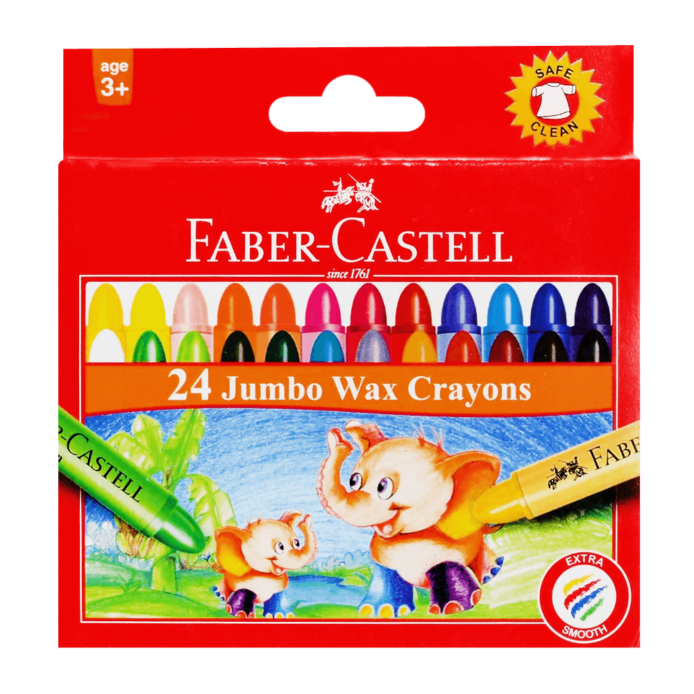 [KW068479] Faber Castell Jumbo Wax Cryons