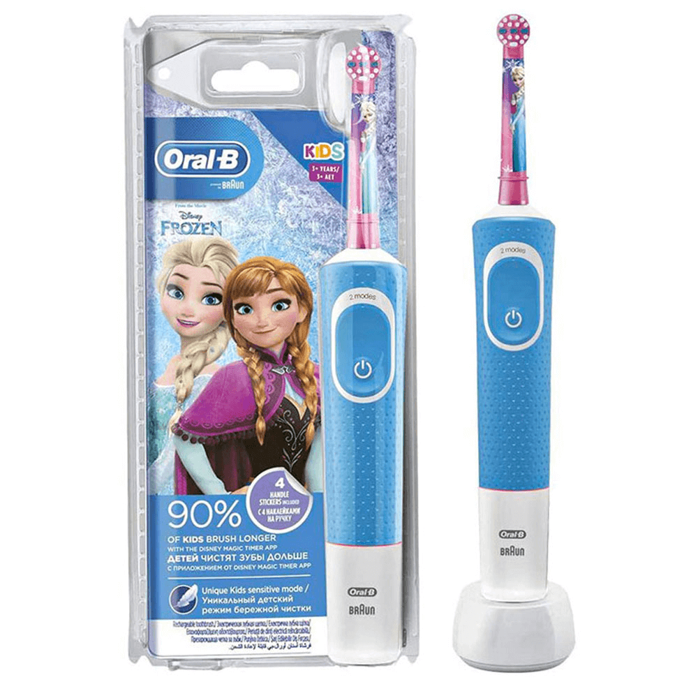 [KW063082] Oral-B Frozen Vitality D100 3+ Years Kids Electric Toothbrush
