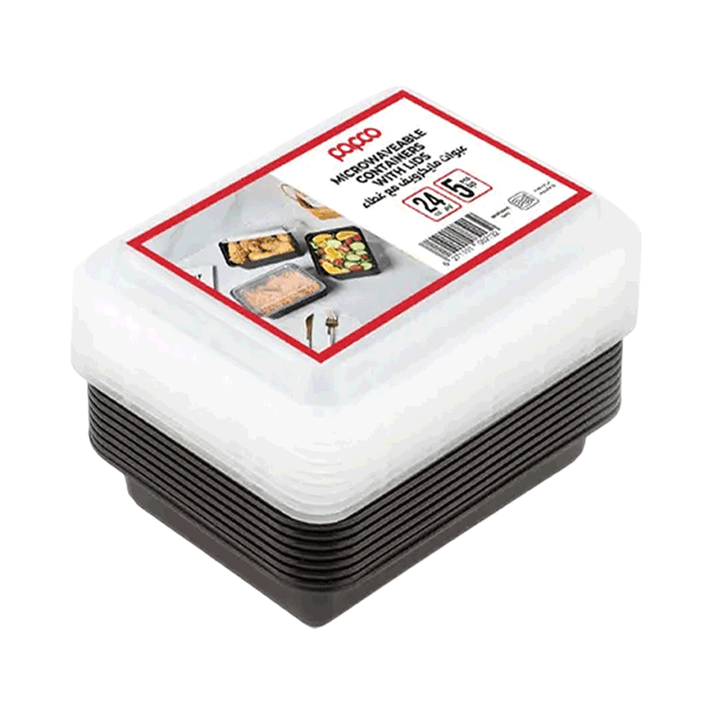 Papco Microwavable Rectangular Container