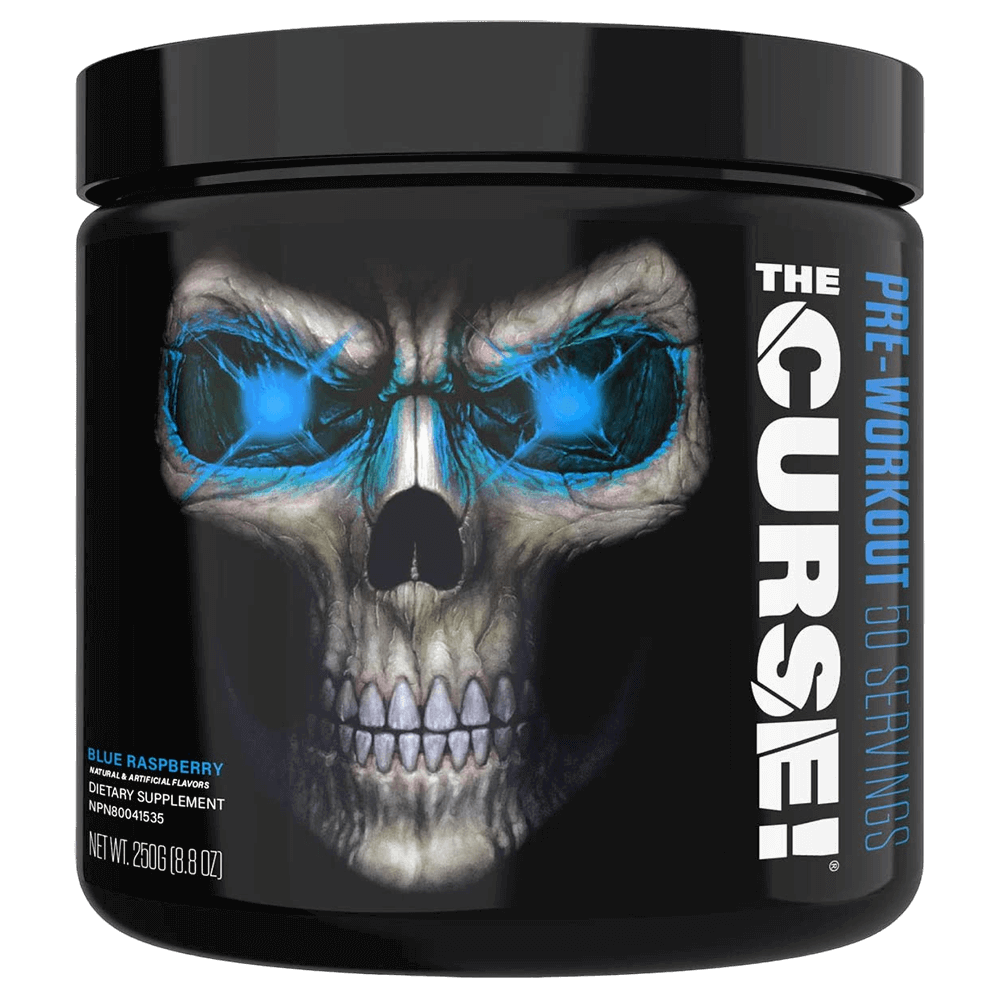 The Curse! Blue Raspberry Pre-Workout Powder Supplement