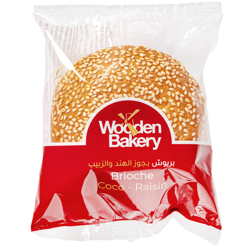 [KW055105] Wooden Bakery Coco-Raisin Brioche