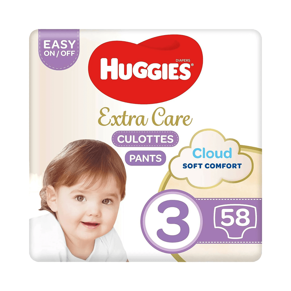 Huggies Size 3 Extra Care Pant Diapers - (6 - 11 kg)